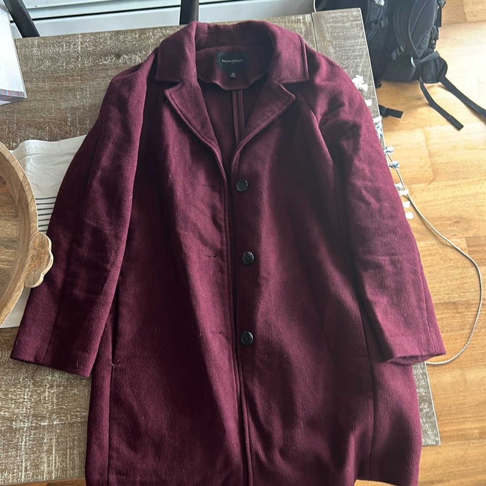 Coat maroon